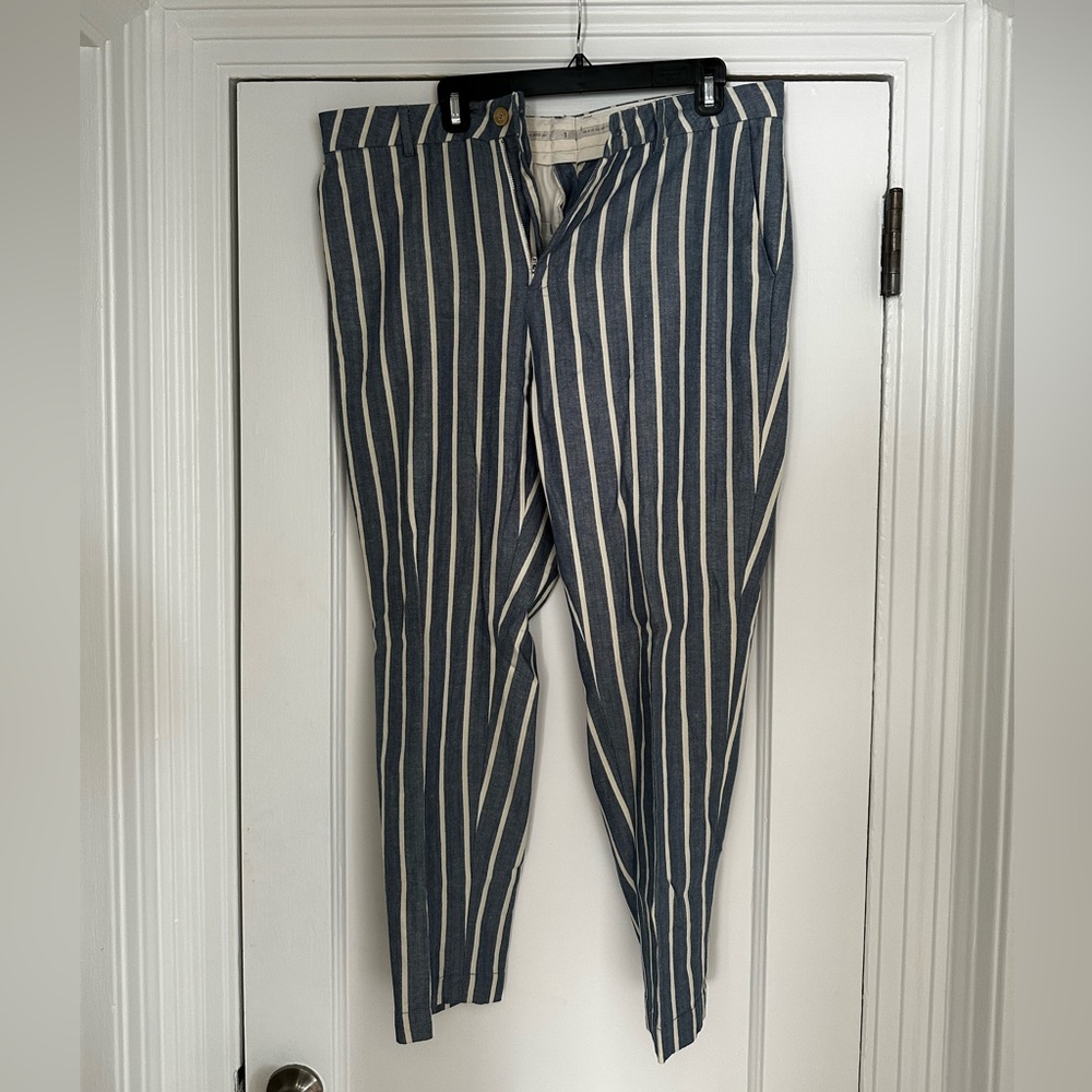 Scotch and Soda trousers (blue and white stripped)
